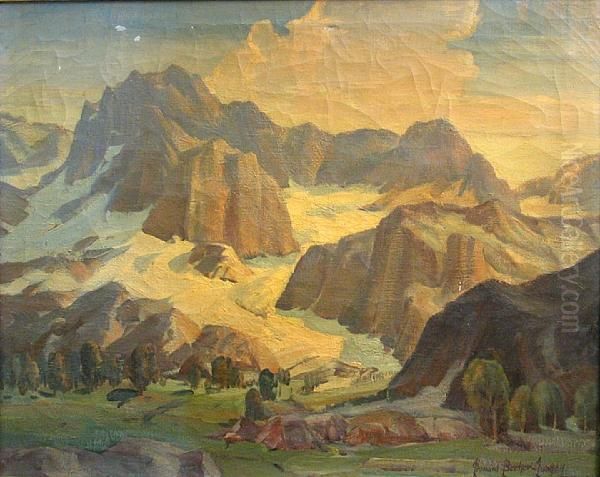 High Sierra Landscape Oil Painting by Leonard Becker-Jurgen