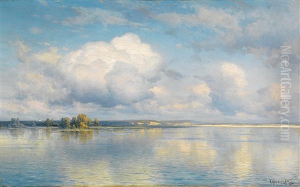 Der See Oil Painting by Konstantin Yakovlevich Kryzhitsky