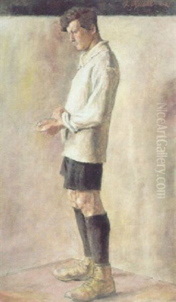 Junger Mann Oil Painting by Gotthardt Johann Kuehl