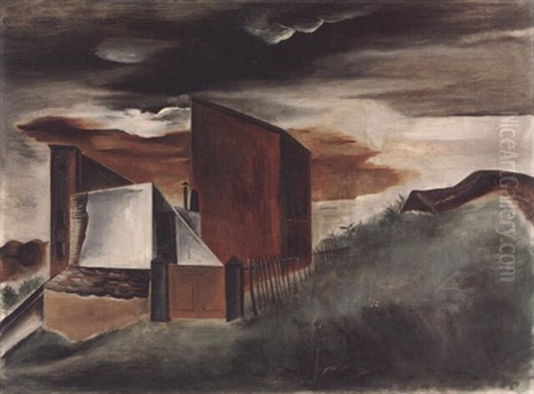 St. Cloud, France Oil Painting by Yasuo Kuniyoshi
