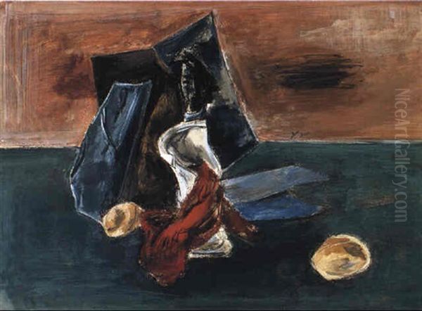 Broken Objects Oil Painting by Yasuo Kuniyoshi