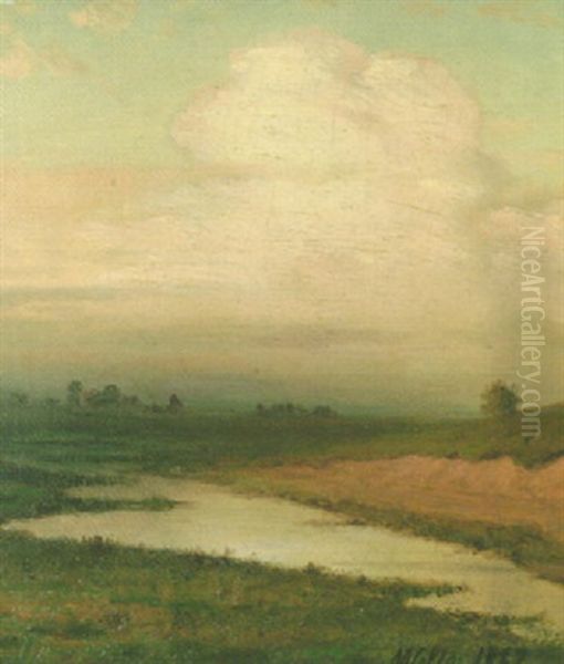Iltarusko Oil Painting by Lev Felixovich Lagorio
