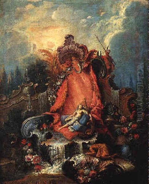 Le Bain De La Sultane Oil Painting by Jacques de Lajoue