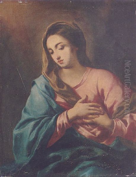 The Madonna Oil Painting by Giovanni Battista Lama