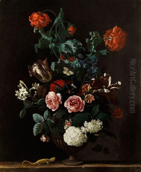 Blumenstilleben Oil Painting by Abraham Jansz Begeyn