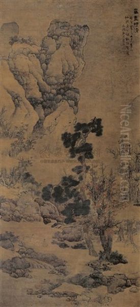 Landscape And Character Oil Painting by  Lan Ying