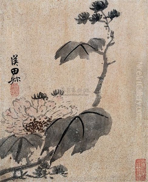 Flowers Oil Painting by Lan Ying