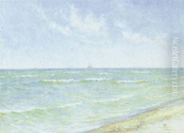 Hojen, Gl. Skagen 1916 Oil Painting by Frederik Lange