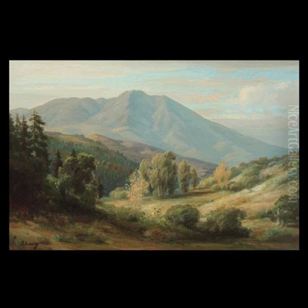 View Of Mt. Tamalpais Oil Painting by Oscar V. Lange