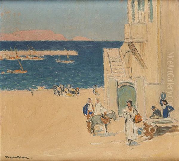 Mykonos, Grece Oil Painting by Fernand Lantoine