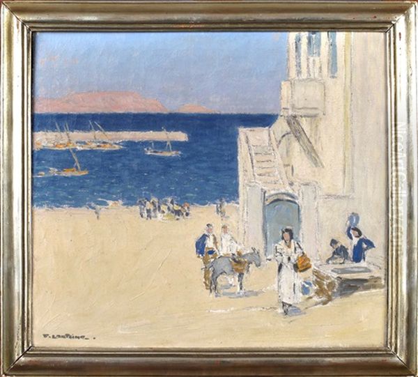 Mykonos (grece) Oil Painting by Fernand Lantoine