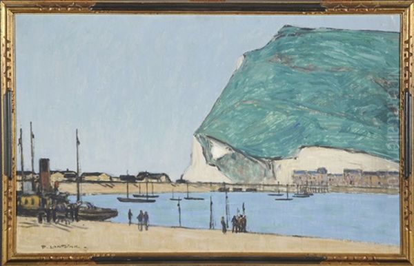 Le Rocher De Gibraltar Oil Painting by Fernand Lantoine