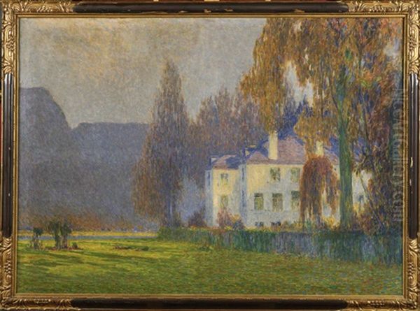Parc Et Chateau Oil Painting by Fernand Lantoine