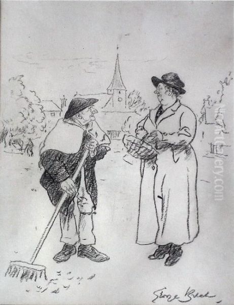 Caricatures - Oil Painting by George Frederick A. Belcher