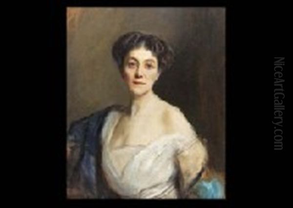 Woman Oil Painting by Philip Alexius De Laszlo