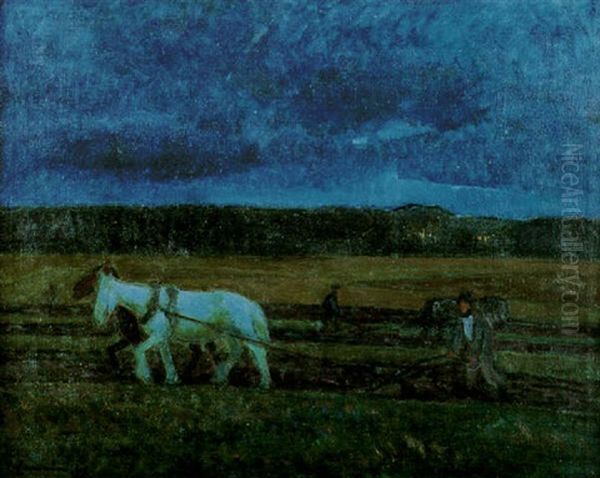 Pa Faltet Oil Painting by Per Ake Lauren