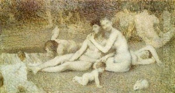 L'age D'or Oil Painting by Ernest Joseph Laurent
