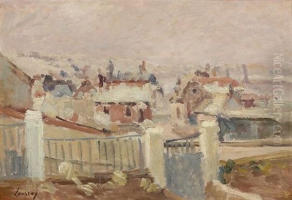 Aramont Oil Painting by Abel Louis Alphonse Lauvray