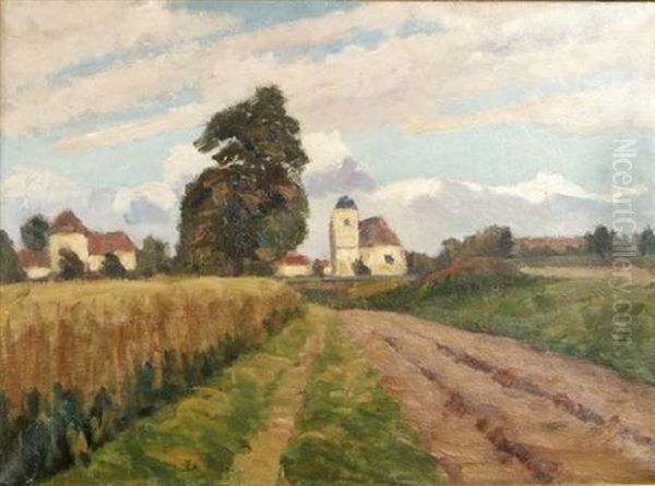 La Moisson Oil Painting by Abel Louis Alphonse Lauvray