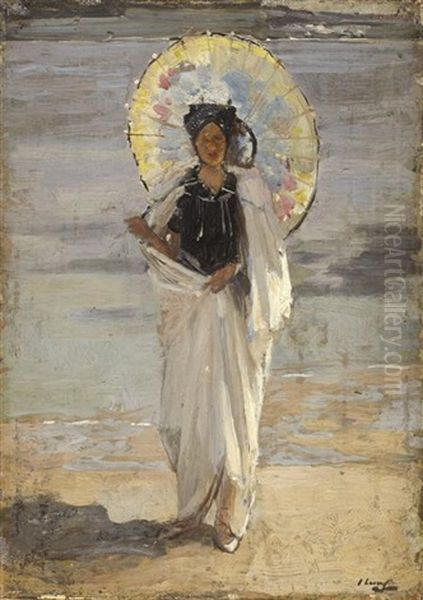 Study For Summer Oil Painting by John Lavery