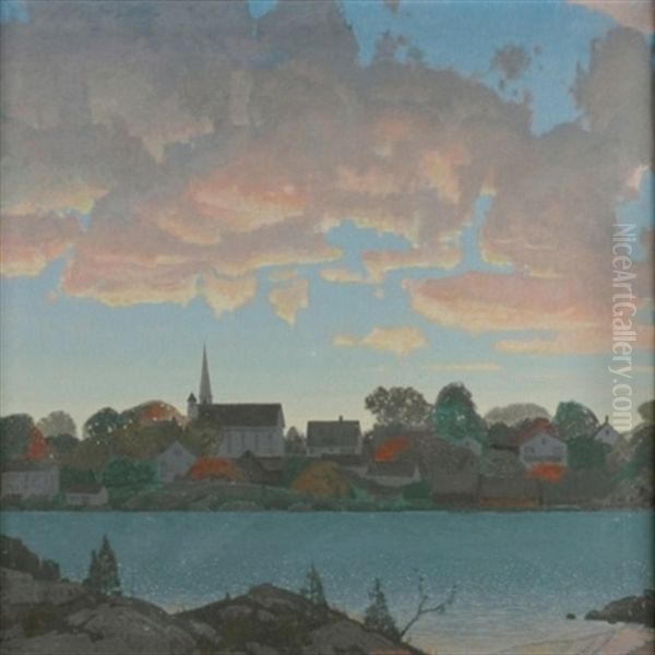 Vespers Oil Painting by Carl Lawless
