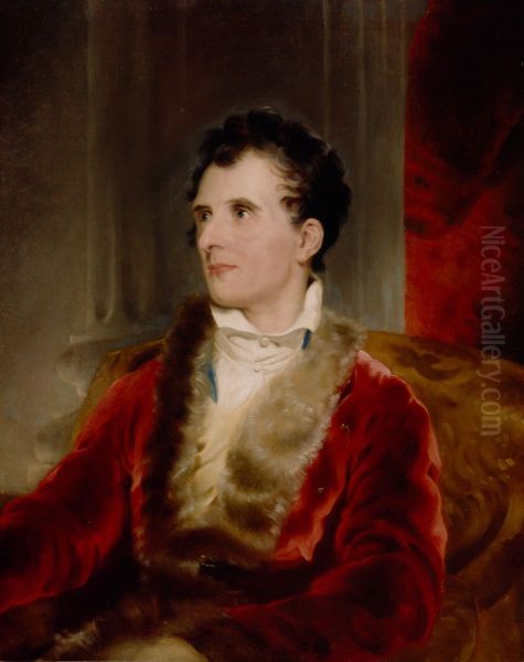 Portrait Of Antonio Canova Oil Painting by Thomas Lawrence