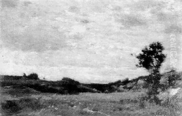 Kuhe Auf Der Weide Oil Painting by Paul Lecomte