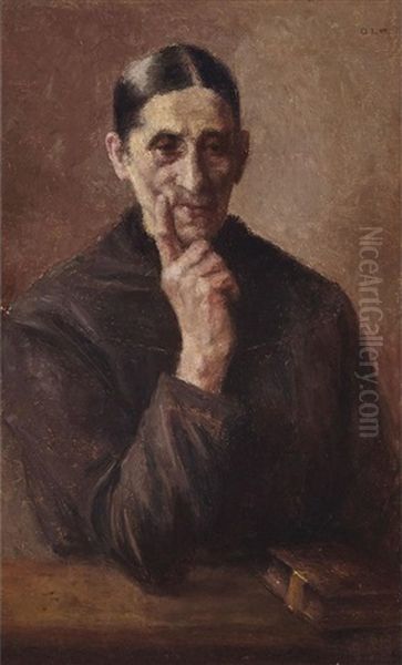 Portrait Oil Painting by Ozias Leduc