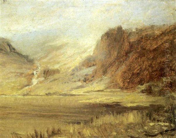 Paysage De Montagne Oil Painting by Ozias Leduc