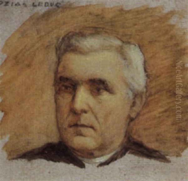 M. L'abbe Pare Oil Painting by Ozias Leduc