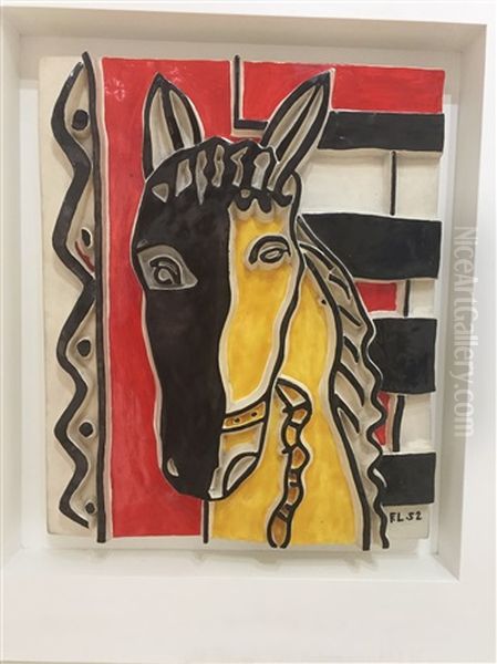 La Ferme Oil Painting by Fernand Leger