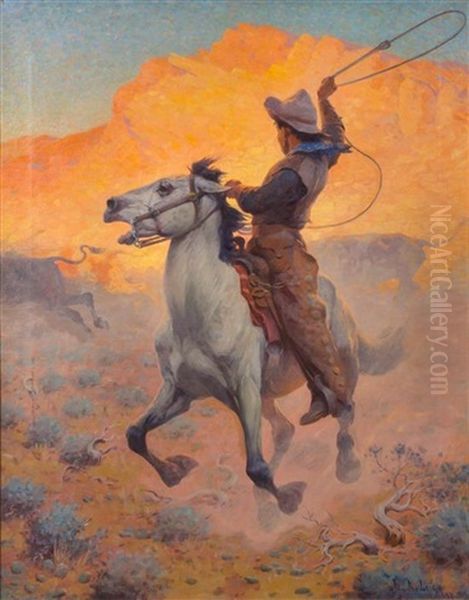 The Roper Oil Painting by William Robinson Leigh