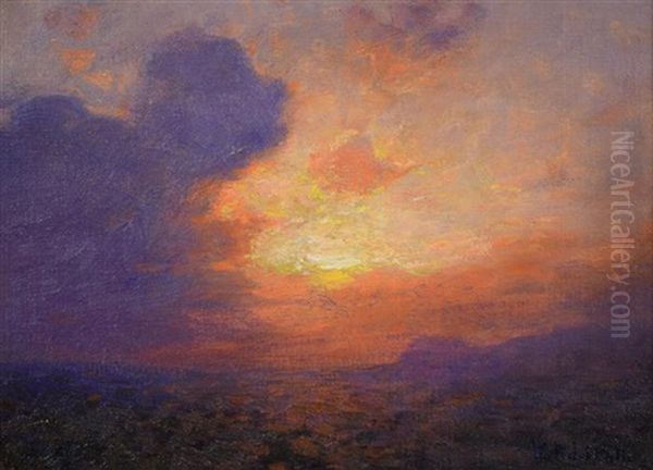 Keans Canyon, Arizona Oil Painting by William Robinson Leigh