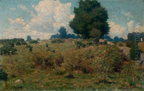 Hillside Landscape Oil Painting by William Robinson Leigh