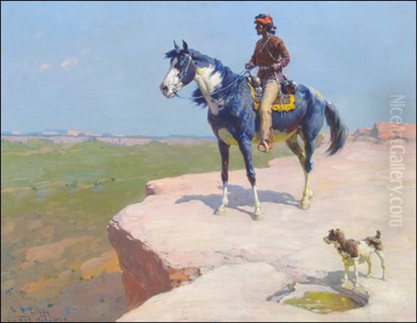 Sentinel Of The Plains Oil Painting by William Robinson Leigh