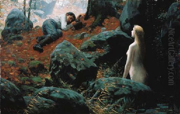 The Dream Oil Painting by William Robinson Leigh