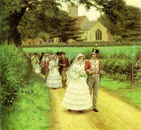 The Wedding March Oil Painting by Edmund Blair Leighton