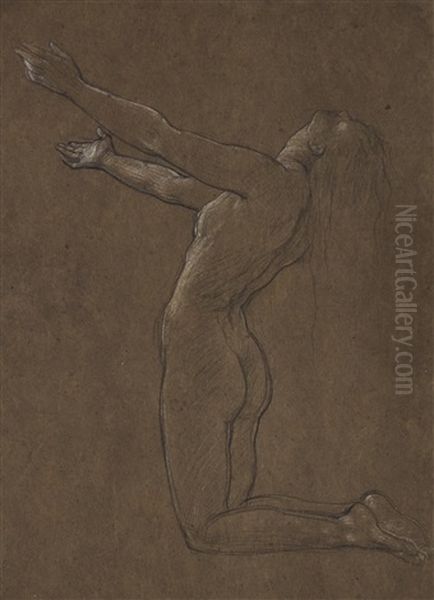 Study For Clytie Oil Painting by Lord Frederic Leighton