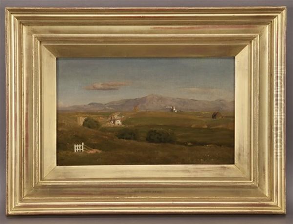 Monte Sacro, In The Roman Campagna, Showing The Roman Nomento Oil Painting by Lord Frederic Leighton