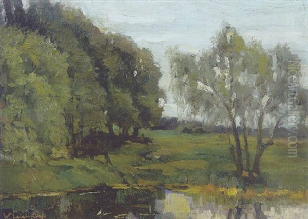 Riemeisterfenn Nach Einem Regen Oil Painting by Walter Leistikow