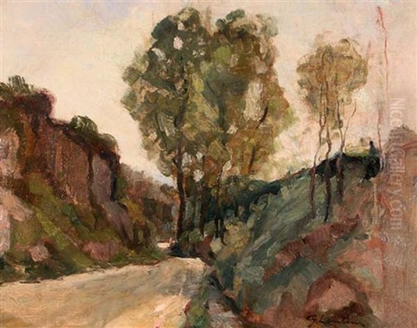 Paesaggio Oil Painting by Giovanni Lentini