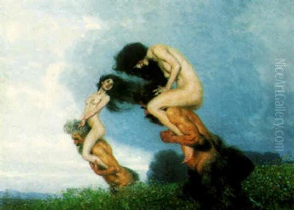 Summerlust Oil Painting by Maximilian Lenz
