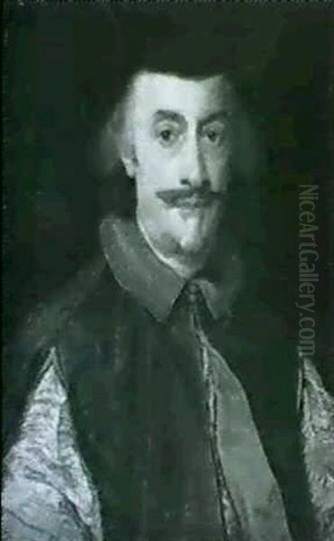 Bildnis Eines Pralaten Oil Painting by Ottavio Maria Leoni