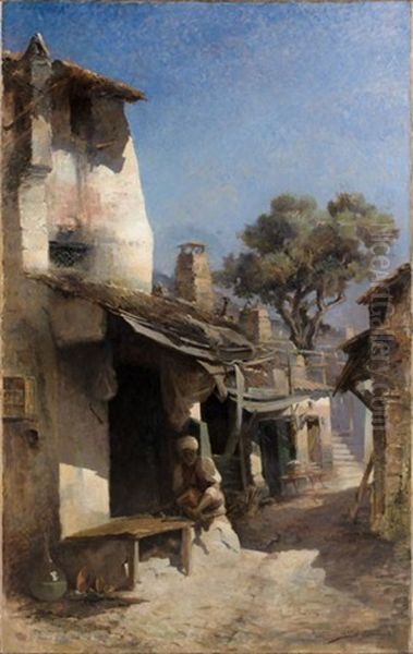 Le Dinandier, Constantine Oil Painting by Maurice Levis