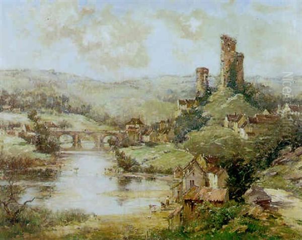 La Vallee De L'aumance Oil Painting by Maurice Levis