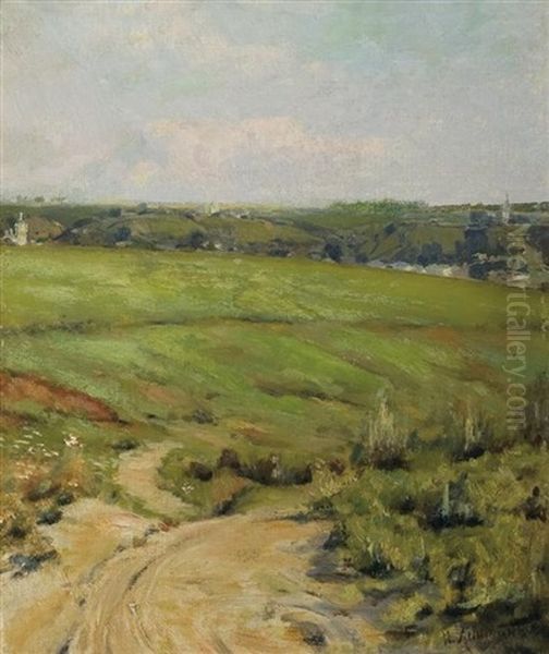 Summer Landscape Oil Painting by Isaak Ilyich Levitan