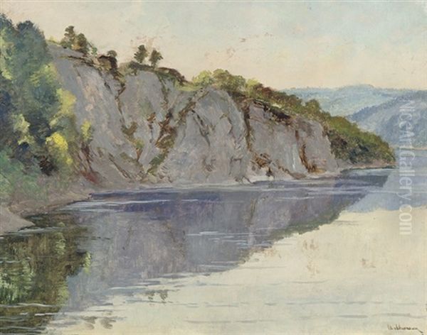 A Crimean Landscape Oil Painting by Isaak Levitan