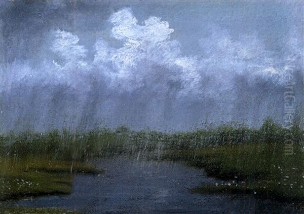 Sturm Oil Painting by Isaak Levitan