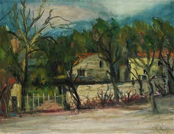 Sudliche Landschaft Oil Painting by Rudolf Levy