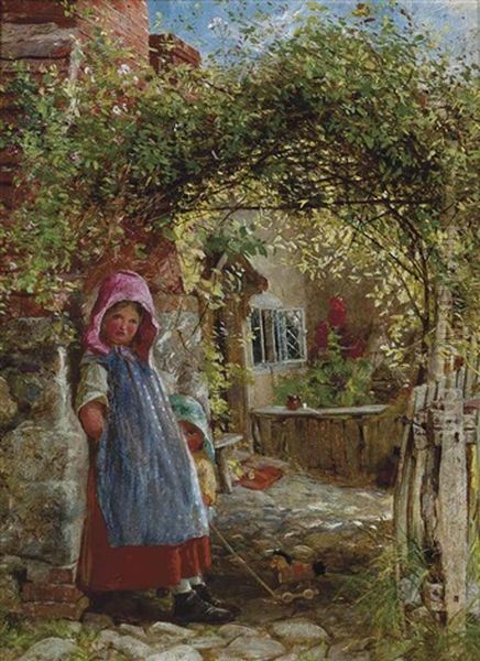 Home, Sweet Home Oil Painting by Charles James Lewis